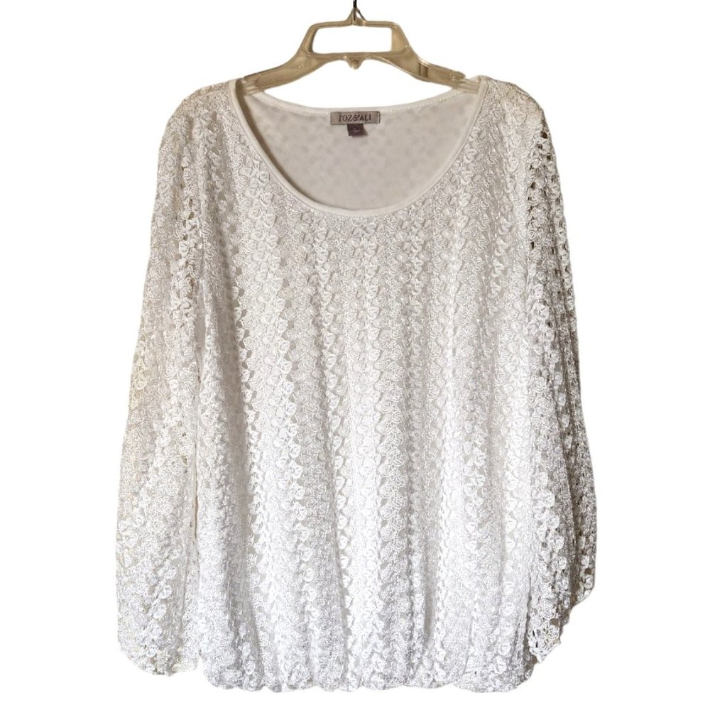 Roz & Ali top for women size Large